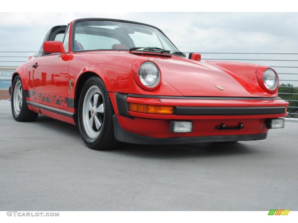 1982 911 Carrera Targa - Guards Red / Black photo #1