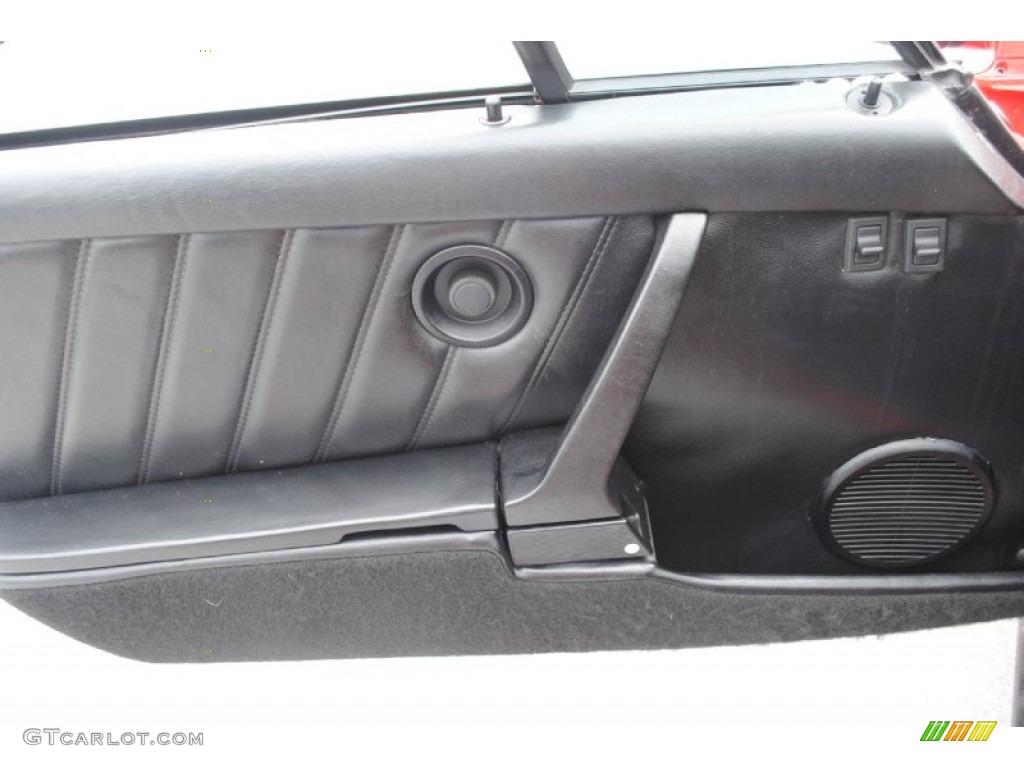 1982 Porsche 911 Carrera Targa Black Door Panel Photo #81181983