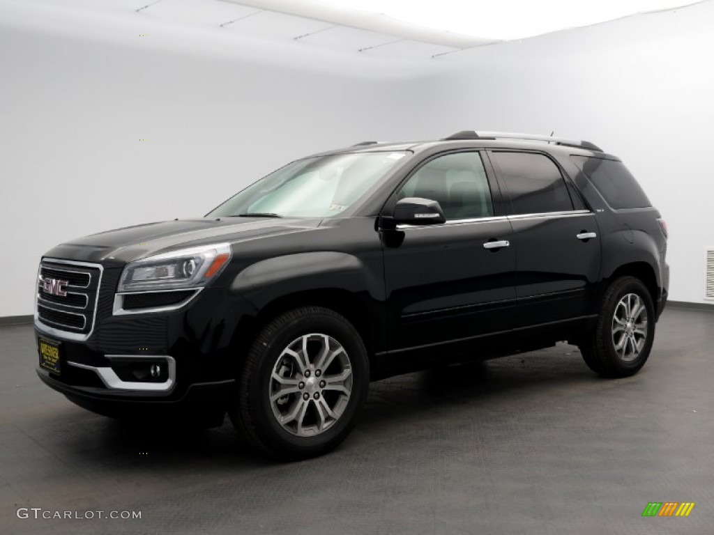 2013 Acadia SLT - Carbon Black Metallic / Light Titanium photo #1