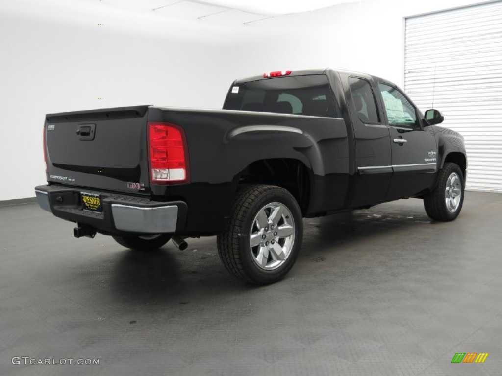 2013 Sierra 1500 SLE Extended Cab - Onyx Black / Ebony photo #2
