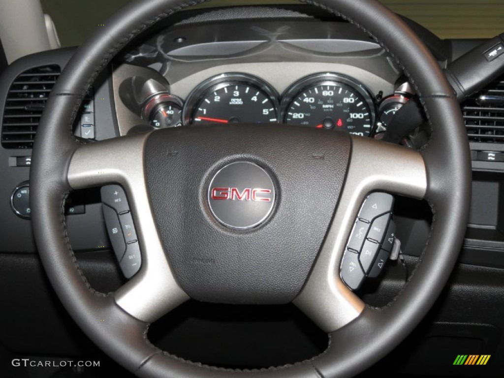 2013 Sierra 1500 SLE Extended Cab - Onyx Black / Ebony photo #4