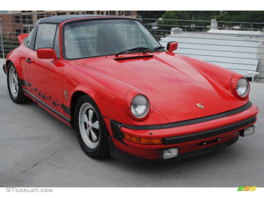 Guards Red 1982 Porsche 911 Carrera Targa Exterior Photo #81182595