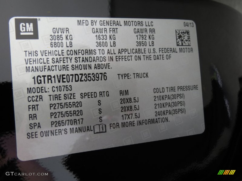 2013 Sierra 1500 SLE Extended Cab - Onyx Black / Ebony photo #7