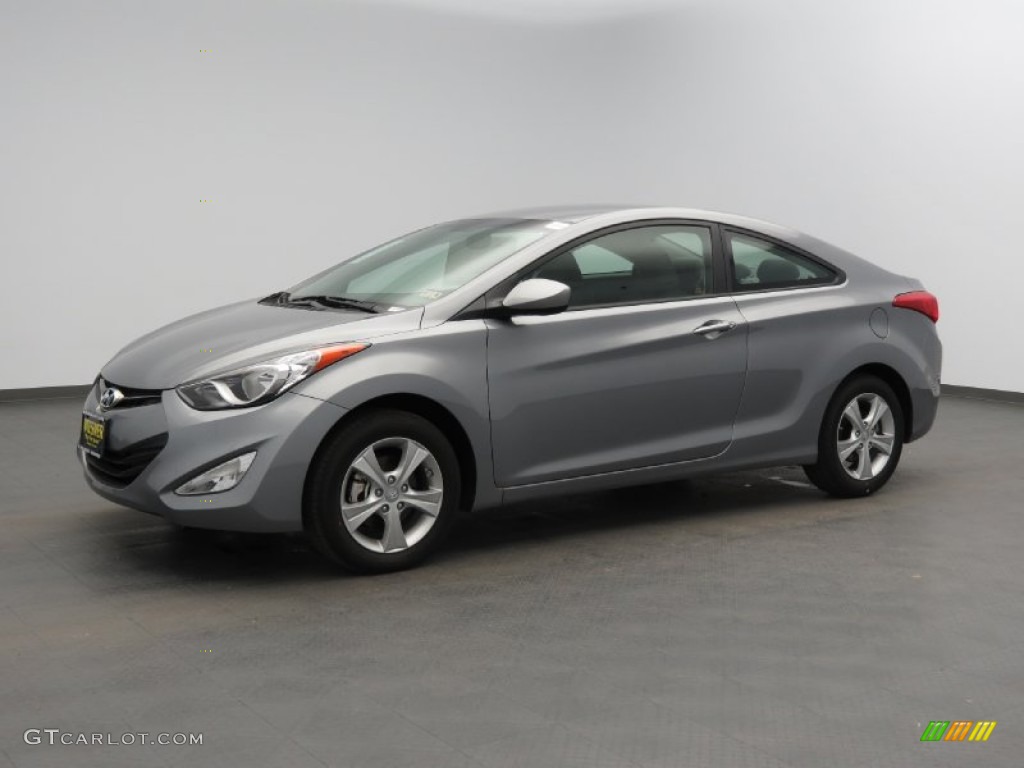 2013 Elantra Coupe GS - Titanium Gray Metallic / Gray photo #1