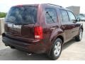 2009 Dark Cherry Pearl Honda Pilot EX-L  photo #9