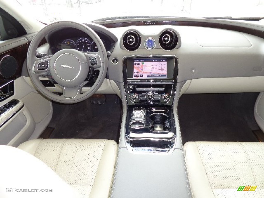 2012 Jaguar XJ XJ Ivory/Oyster Dashboard Photo #81184910