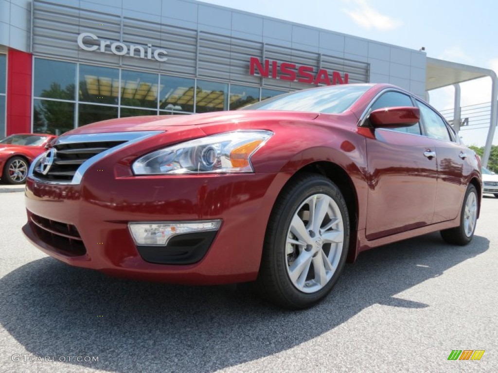 2013 Altima 2.5 SV - Cayenne Red / Charcoal photo #1