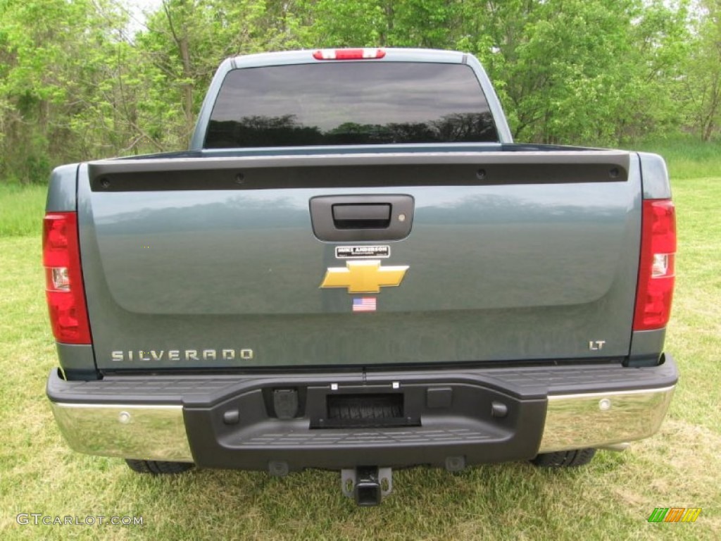 2013 Silverado 1500 LT Extended Cab 4x4 - Blue Granite Metallic / Ebony photo #14