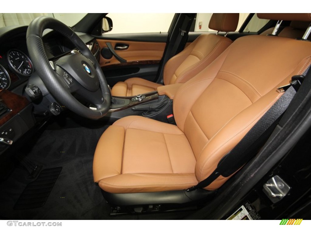 2010 3 Series 335i Sedan - Black Sapphire Metallic / Saddle Brown Dakota Leather photo #3