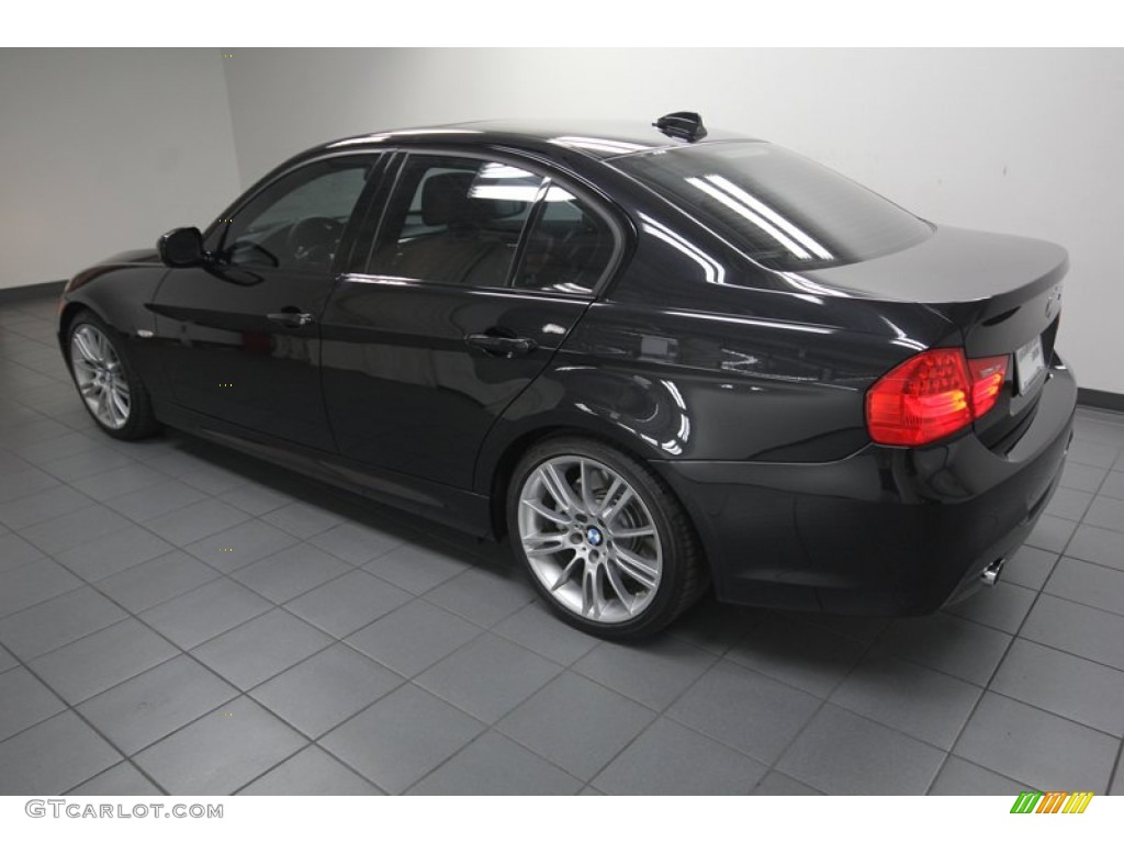 2010 3 Series 335i Sedan - Black Sapphire Metallic / Saddle Brown Dakota Leather photo #5