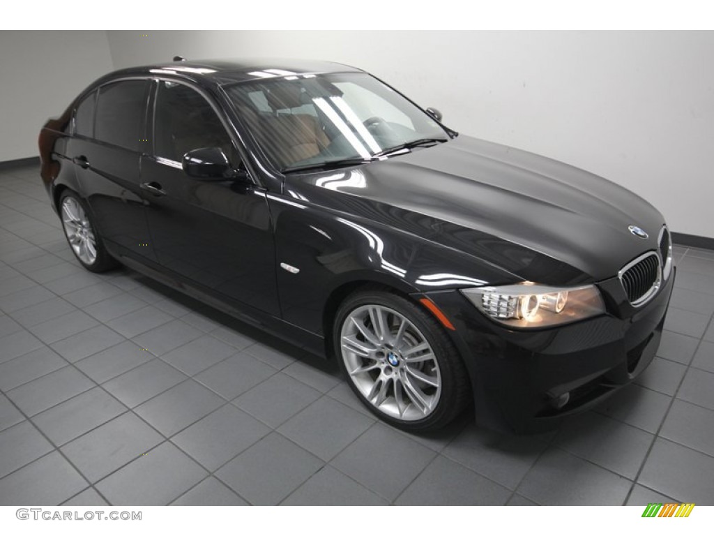 2010 3 Series 335i Sedan - Black Sapphire Metallic / Saddle Brown Dakota Leather photo #8