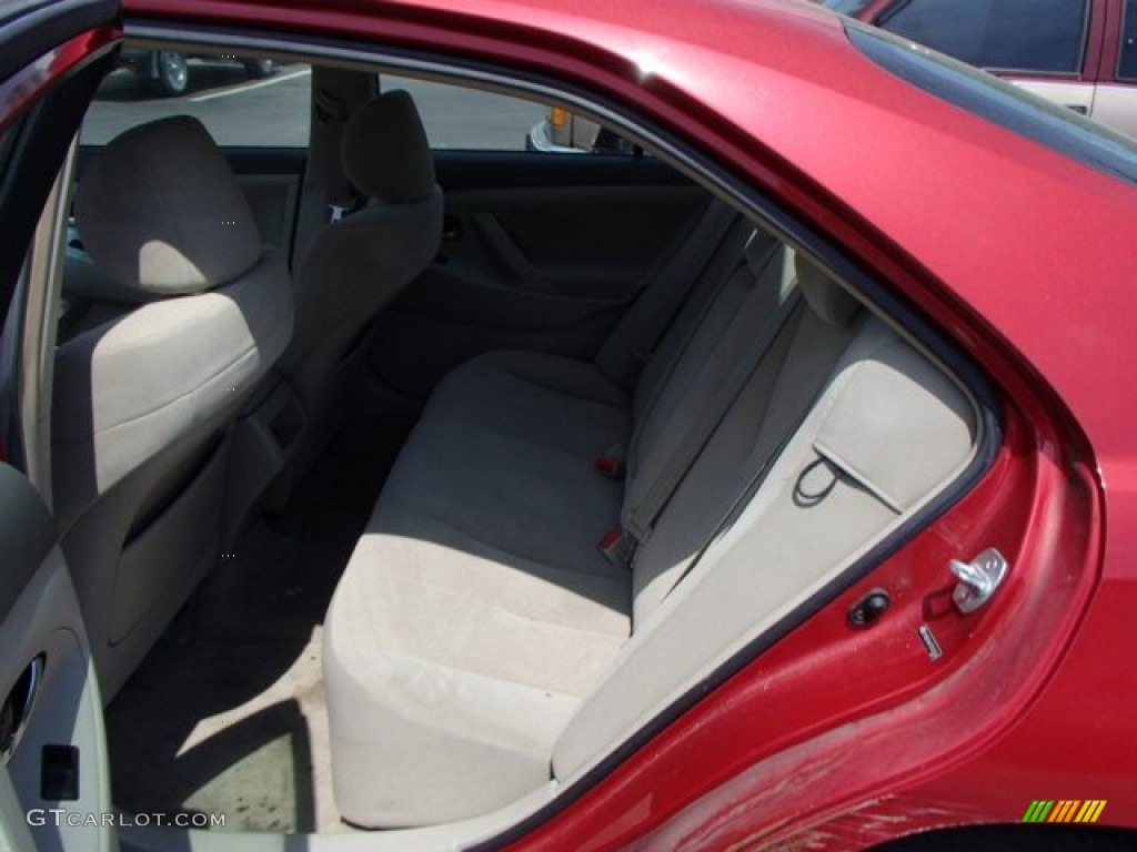 2007 Camry LE - Barcelona Red Metallic / Bisque photo #10