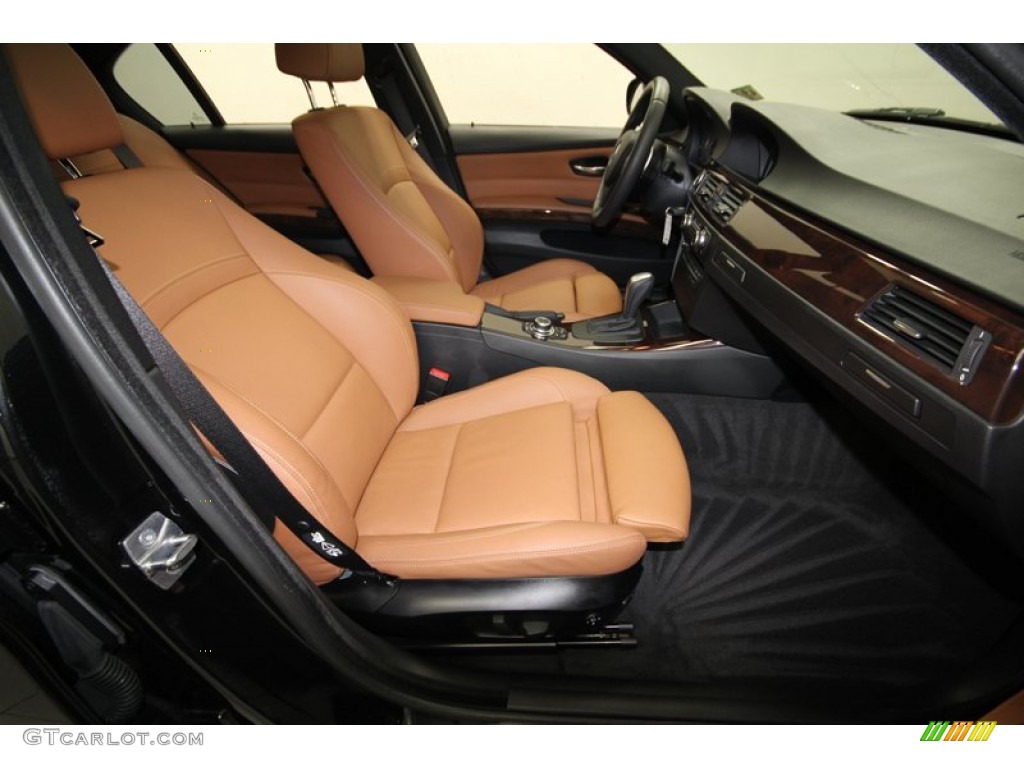 2010 3 Series 335i Sedan - Black Sapphire Metallic / Saddle Brown Dakota Leather photo #42