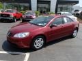 Performance Red Metallic 2008 Pontiac G6 Value Leader Sedan Exterior