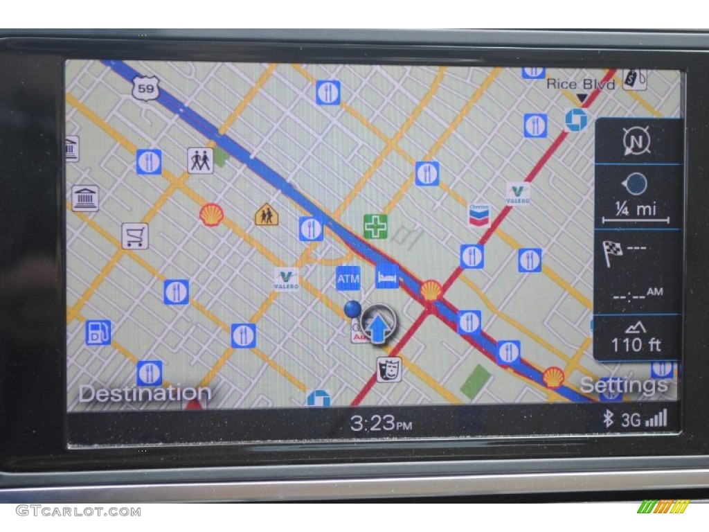 2012 Audi A6 3.0T quattro Sedan Navigation Photo #81186633
