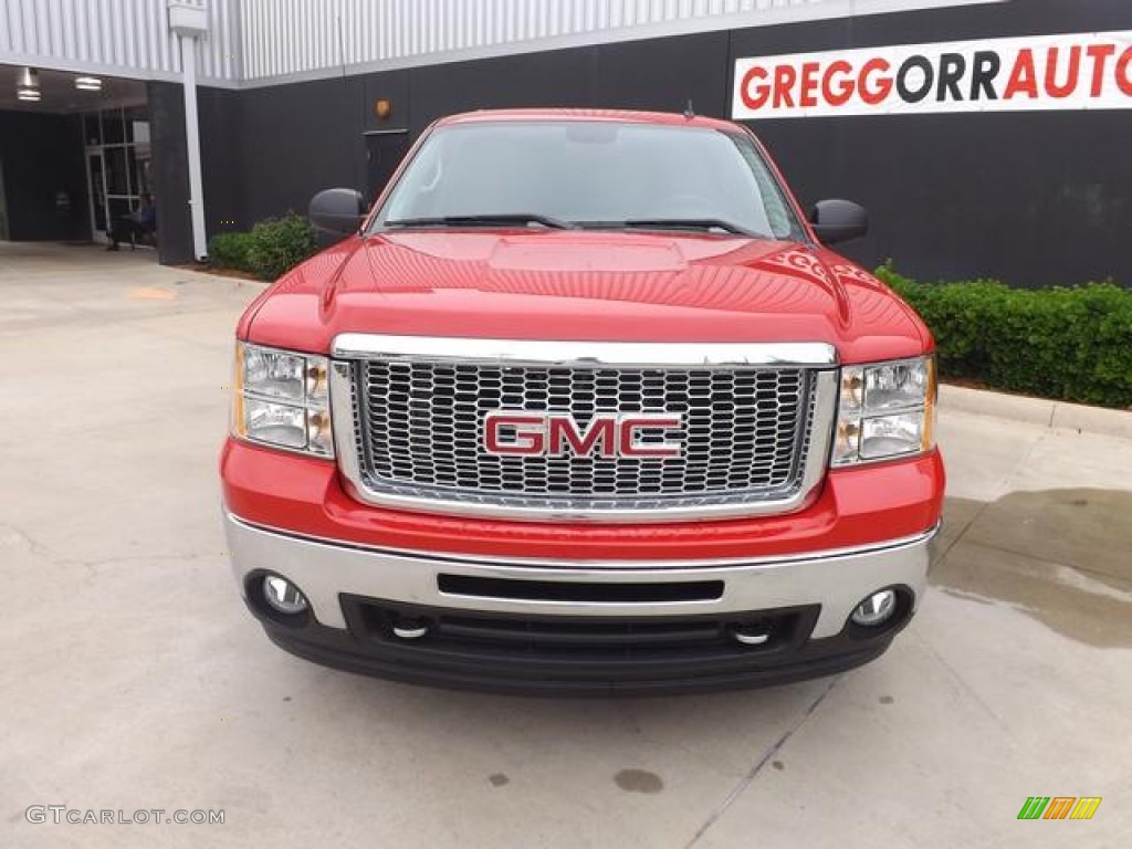 2013 Sierra 1500 SLE Crew Cab 4x4 - Fire Red / Ebony photo #7