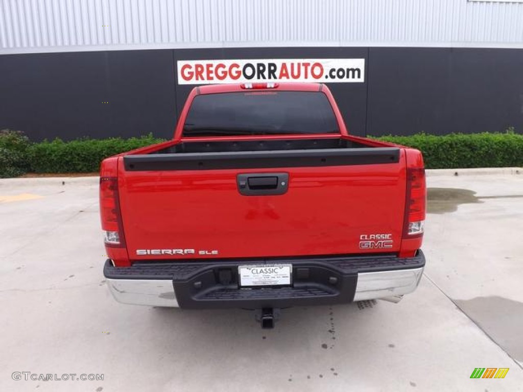 2013 Sierra 1500 SLE Crew Cab 4x4 - Fire Red / Ebony photo #8