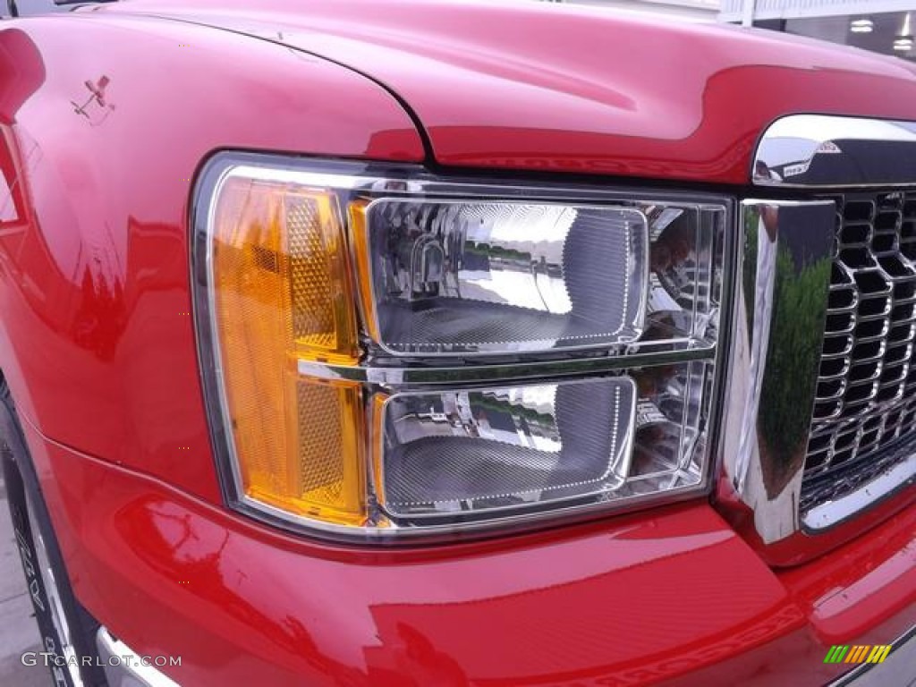 2013 Sierra 1500 SLE Crew Cab 4x4 - Fire Red / Ebony photo #14