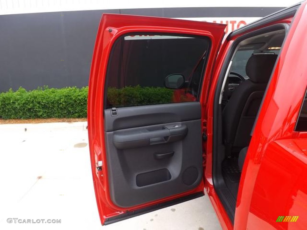 2013 Sierra 1500 SLE Crew Cab 4x4 - Fire Red / Ebony photo #32