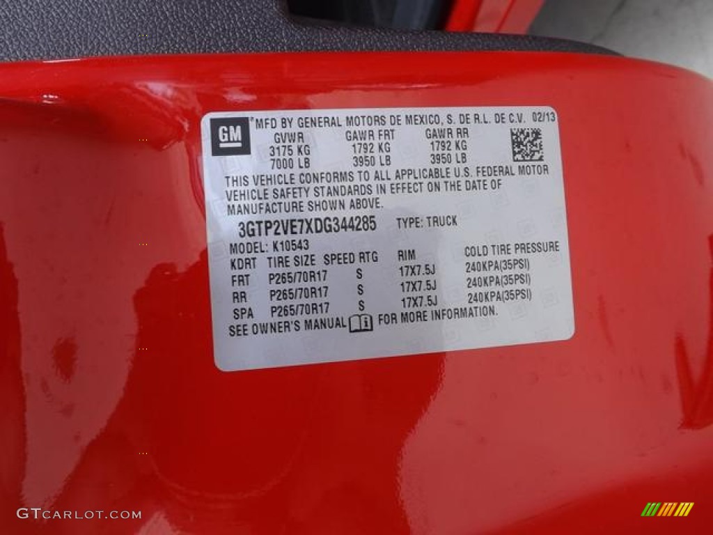 2013 Sierra 1500 SLE Crew Cab 4x4 - Fire Red / Ebony photo #34