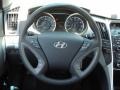 Gray 2011 Hyundai Sonata GLS Steering Wheel