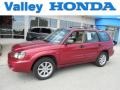 Cayenne Red Pearl 2005 Subaru Forester 2.5 XS