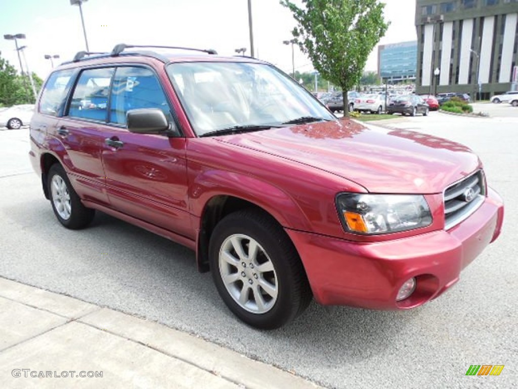 Cayenne Red Pearl 2005 Subaru Forester 2.5 XS Exterior Photo #81187560