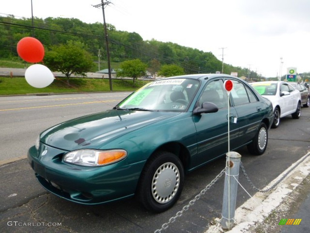 1997 Tracer GS Sedan - Pacific Green Metallic / Medium Graphite photo #1