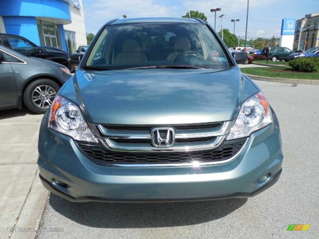 2011 CR-V EX 4WD - Opal Sage Metallic / Ivory photo #6