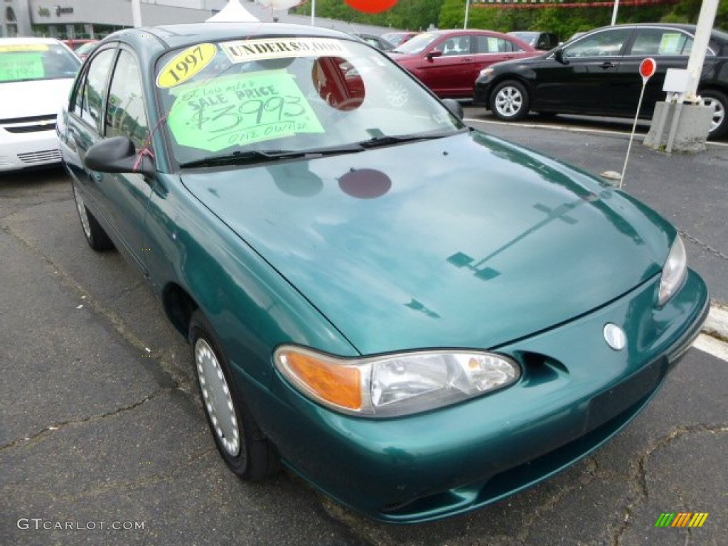 1997 Tracer GS Sedan - Pacific Green Metallic / Medium Graphite photo #5