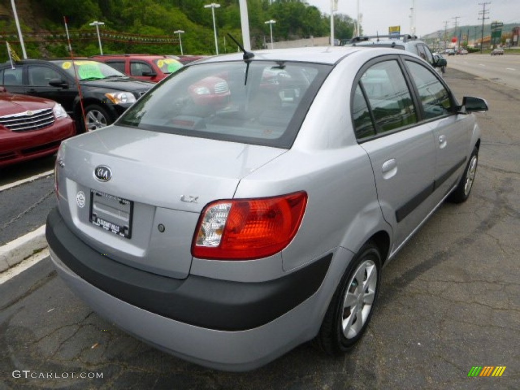 2006 Rio LX Sedan - Silver / Gray photo #4