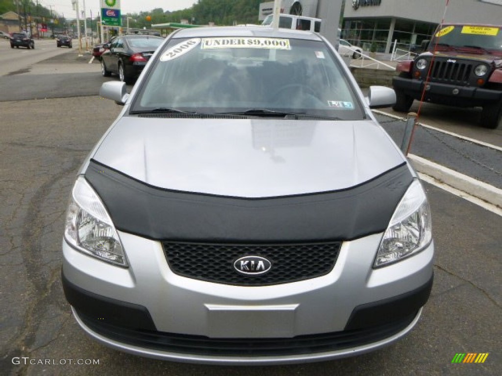 2006 Rio LX Sedan - Silver / Gray photo #6