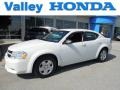 Stone White 2009 Dodge Avenger SE