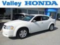 2009 Stone White Dodge Avenger SE  photo #1