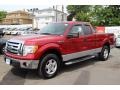 2010 Red Candy Metallic Ford F150 XLT SuperCab 4x4  photo #3