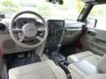 2007 Jeep Wrangler Unlimited Dark Khaki/Medium Khaki Interior Prime Interior Photo