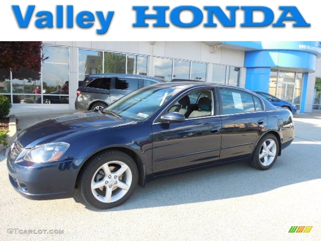 2005 Altima 3.5 SE - Majestic Blue Metallic / Charcoal photo #1