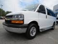 2012 Summit White Chevrolet Express LT 3500 Passenger Van  photo #3