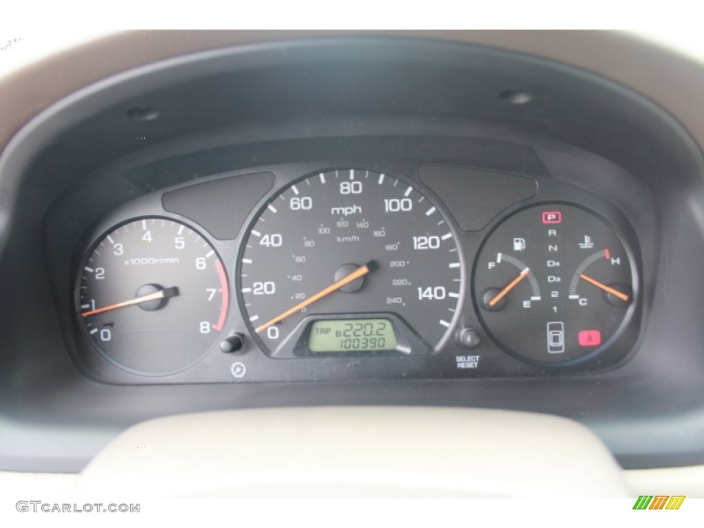 2002 Honda Accord LX Sedan Gauges Photo #81191142