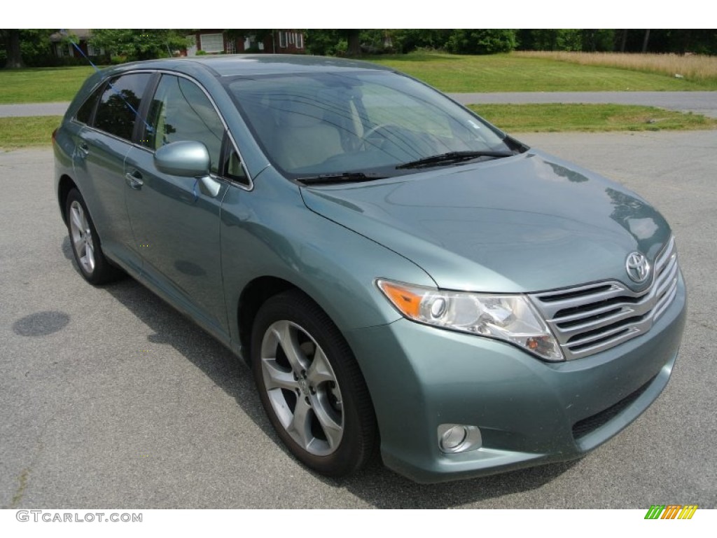 Aloe Green Metallic 2009 Toyota Venza V6 AWD Exterior Photo #81191220