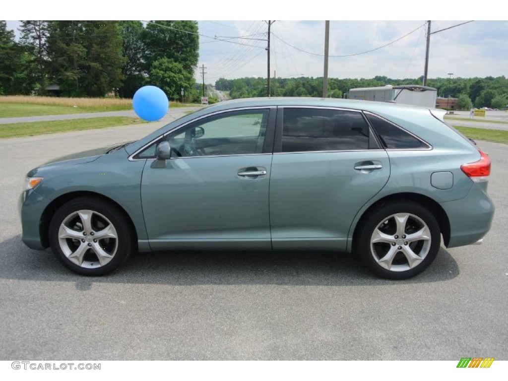 Aloe Green Metallic 2009 Toyota Venza V6 AWD Exterior Photo #81191250
