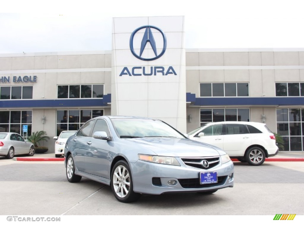 2007 TSX Sedan - Glacier Blue Metallic / Quartz photo #1