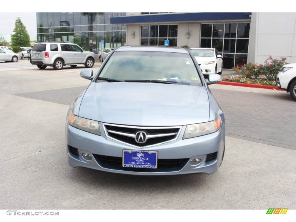 2007 TSX Sedan - Glacier Blue Metallic / Quartz photo #3