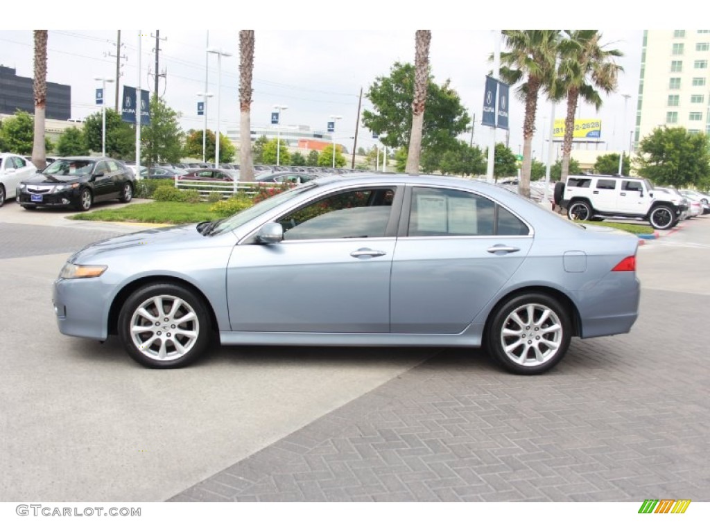 2007 TSX Sedan - Glacier Blue Metallic / Quartz photo #5