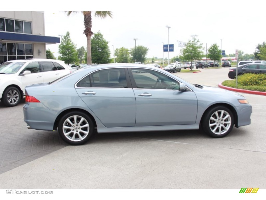 2007 TSX Sedan - Glacier Blue Metallic / Quartz photo #6