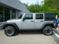 2013 Billet Silver Metallic Jeep Wrangler Unlimited Rubicon 4x4  photo #2