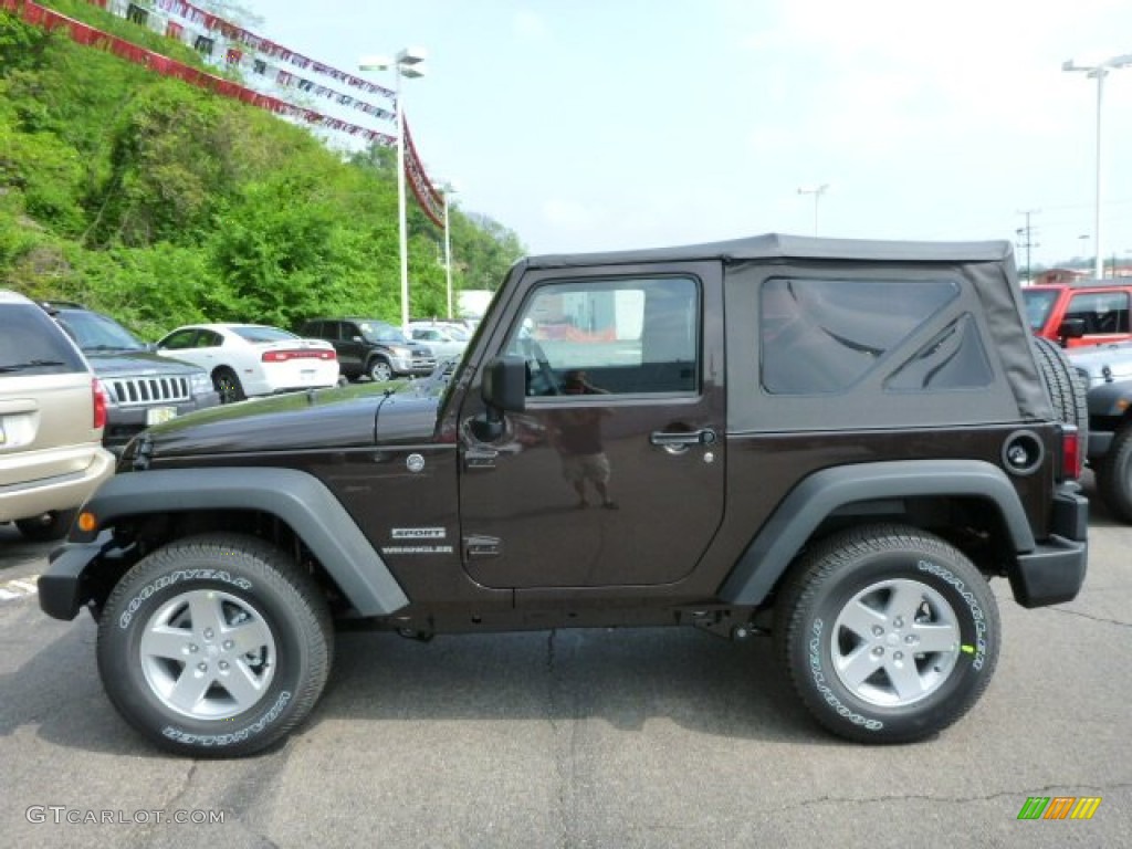Rugged Brown 2013 Jeep Wrangler Sport S 4x4 Exterior Photo #81192428
