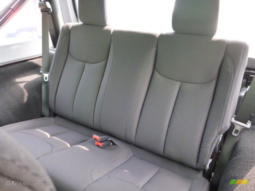 2013 Jeep Wrangler Sport S 4x4 Rear Seat Photo #81192659