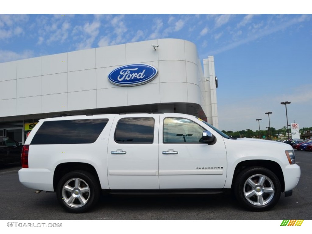 Summit White 2007 Chevrolet Suburban 1500 LTZ 4x4 Exterior Photo #81193617