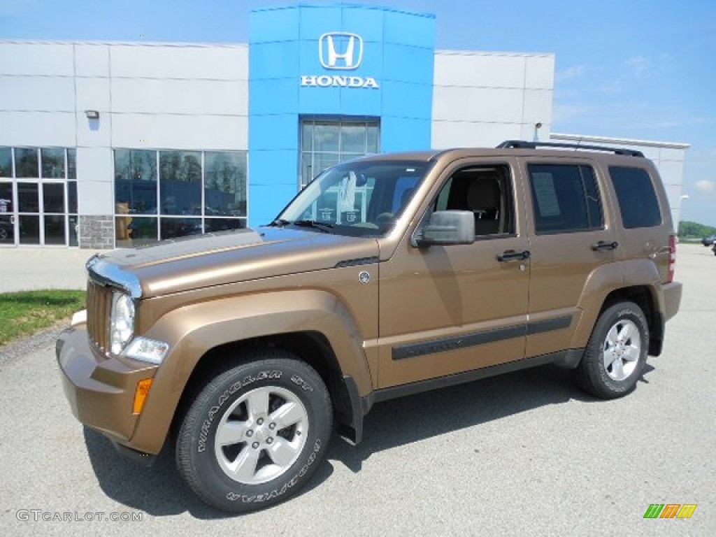 2012 Liberty Sport 4x4 - Canyon Brown Pearl / Pastel Pebble Beige photo #1